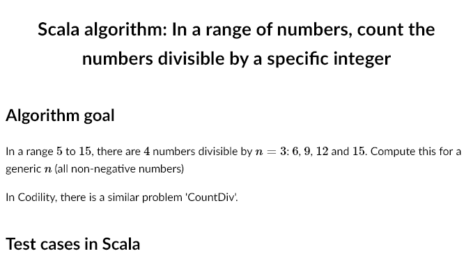 Image for In a range of numbers, count the numbers divisible by a specific integer