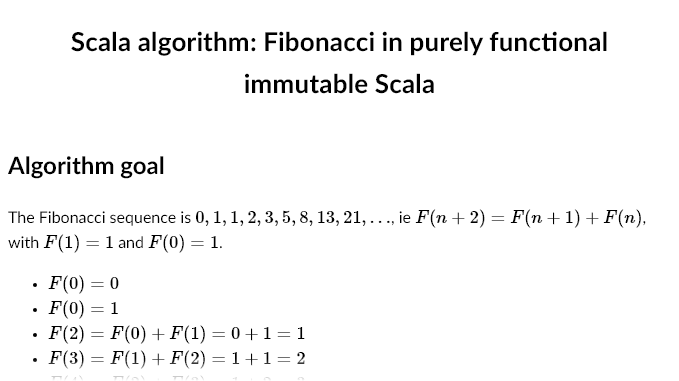 Image for Fibonacci in purely functional immutable Scala