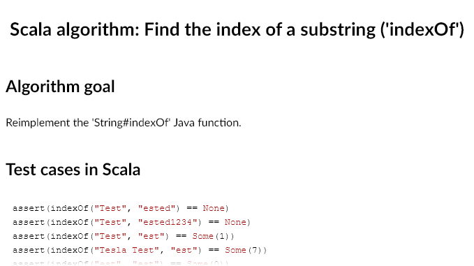 Image for Find the index of a substring ('indexOf')